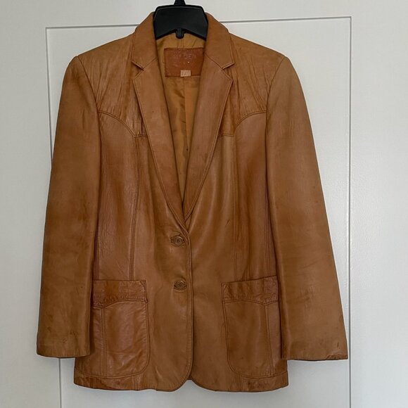 Golden State Vintage Leather Jacket - Picture 2 of 5